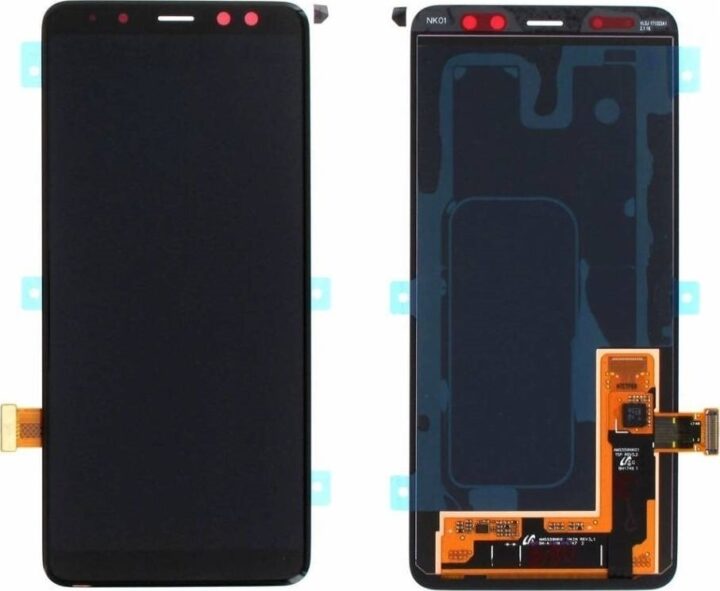 Γνήσια Οθόνη LCD με Μηχανισμό Αφής για Samsung Galaxy A8 2018 A530F - Χρώμα: Μαύρο