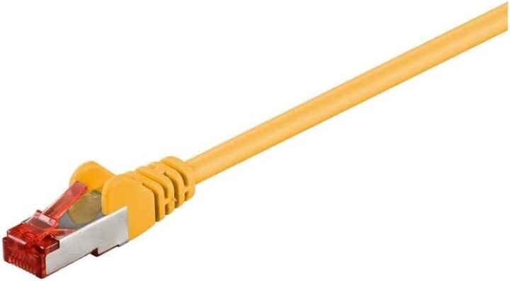Goobay Cat 6 Patch Cable S/FTP (Pimf) Yellow 5 m Length