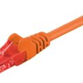 Goobay Καλώδιο Δικτύου 95262 Cat 6 U Utp Cca 250MHz 1m Πορτοκαλί