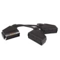 Goobay Καλώδιο Scart M/2x Scart F, 0.2m