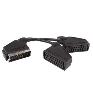 Goobay Καλώδιο Scart M/2x Scart F, 0.2m