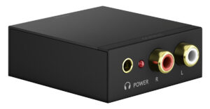 Goobay Μετατροπέας ήχου Coaxial/Toslink σε 2x RCA μαύρος