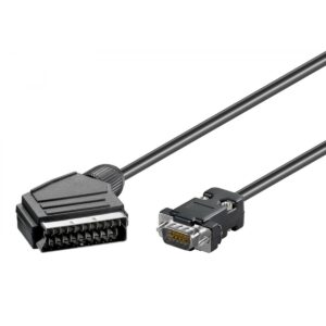 Goobay Scart Αρσενικό Σε Vga 15/2m