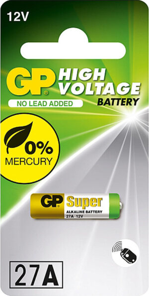 GP Batteries High Voltage 12V Αλκαλική Μπαταρία A27