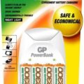 GP Battery Charger Rowerbank Nite-lite + 4 AA 2300mah