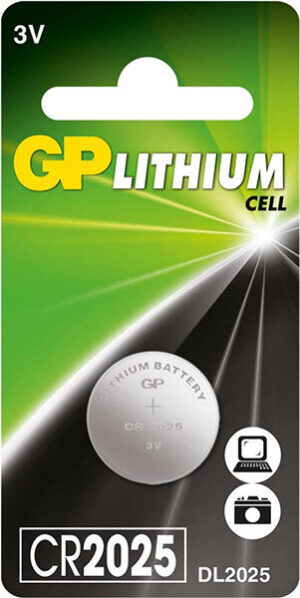 GP Μπαταρία Λιθίου CR2025 3V 160mAh