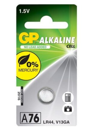 GP Μπαταρίες Αλκαλικές 1,5V LR44, V13GA