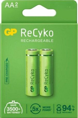 GP Μπαταρίες Επαναφορτιζόμενες AA Ni-MH 2300mAh 1.2V (2τμχ)