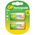 GP Μπαταρίες Επαναφορτιζόμενες C Ni-MH 2200mAh 1.2V (2τμχ)