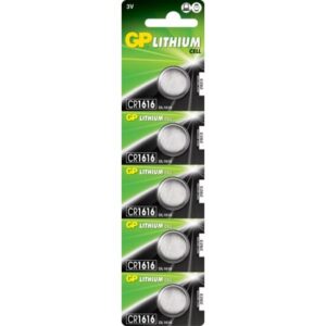 Gp Πακ 5 Μπαταρία Λιθίου Cr1616 3v 55mah