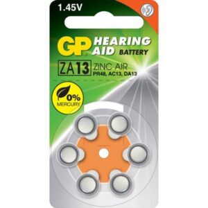 Gp Πακ 6 Μπατ Βαρηκοιας Πορτ 1.4V 230Mah GPZA13-D6