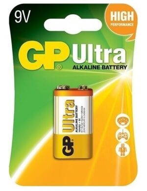 GP Ultra Αλκαλική 9V Μπαταρία