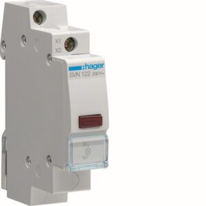 Hager Ενδεικτικό Ράγας Led Κόκκινο 230v