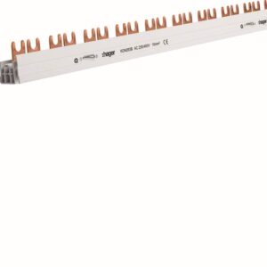 Hager Μπάρα Διχαλωτή 63a 10mm2 Τριπολική 57 Στοιχείων Με Πλαστ Μόνωση