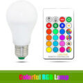 Haitronic E27 10W RGB Dimmable + Τηλεχειριστήριο