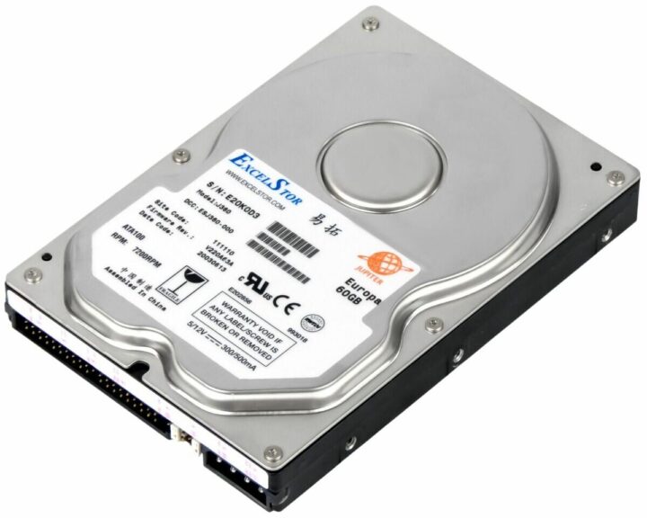 Hard Drive Excelstor Europa J360 60GB 7200RPM 2MB ATA PATA IDE 3.5
