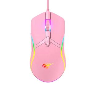 Havit Ποντίκι Gaming Ms1026 Με LED Ροζ