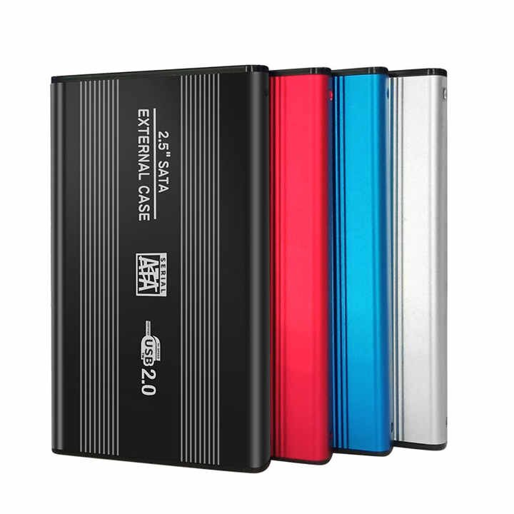 Hdd 2.5'' Θήκη Alum. External Case Usb Black / Silver / Red