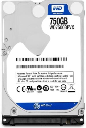 Hdd Blue 750gb/2.5/5400 rpm/sata iii/8mb cache