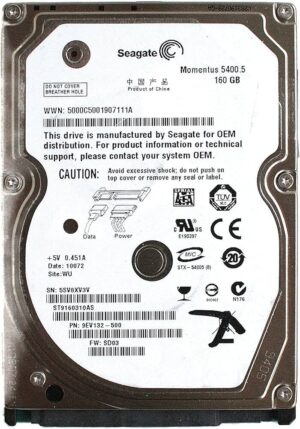 Hdd Seagate 2.5'' Sata2 160gb