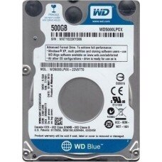 Hdd Wd Blue 500Gb 2.5'' 5400Rpm Sataiii 16Mb Cache 7Mm