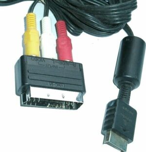 Hi-Tech Καλώδιο Σύνδεσης Playstation με τηλεόραση αναλογικό RGB SCART