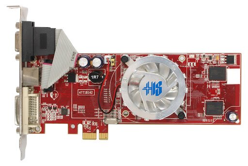 HIS VGA PCI-Express X1550 128MB HyperMemory 512MB DDR TV/DVI