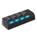 Hong Jiang USB 2.0 Hub 4 Port Με Διακόπτη On/Off Στην Κάθε USB