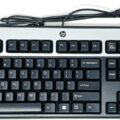 HP Keyboard Black Silver PS/2