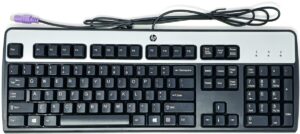 HP Keyboard Black Silver PS/2