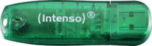 Intenso USB 2.0 Stick 8GB Rainbow Line Green