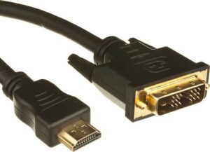 Καλώδιο Hdmi Σε Dvi 2m Gold Conector Gembird