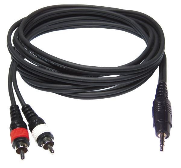Καλώδιο Ήχου 3.5Mm Stereo 2 Rca M/M 3.0M Av303-126