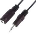 Καλώδιο Ήχου 3.5mm Stereo M/F 3.0m Xj-Q006 Rc088 Lz