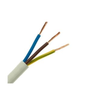 Καλώδιο Ηλεκτρικό Εύκαμπτο H05vvf 3x1 5m2 Λευκό Τκα