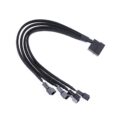 Καλώδιο No brand Y-Splitter For fan MOLEX to 4x4PIN 0.3m Μαύρο