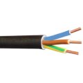 Καλωδιο Nyy J1vvu 3x4mm2 Μαυρο Το Μέτρο