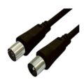 Καλώδιο RF - TV PAL M/F 1.5m Μαύρο