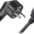 Καλώδιο Τροφοδοσίας 3x0.75mm2 1.5m Για Laptop Μαύρο Yun