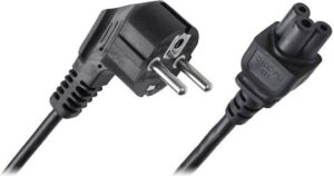 Καλώδιο Τροφοδοσίας 3x0.75mm2 1.5m Για Laptop Μαύρο Yun