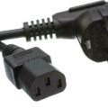 Καλώδιο Τροφοδοσίας Schuko Σε C13 Μαυρο NEW