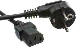 Καλώδιο Τροφοδοσίας Schuko Σε C13 Μαυρο NEW