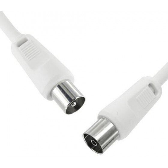 Καλώδιο TV PAL M/F 3.0m Λευκό RC065/0128 YT
