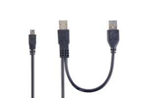Καλώδιο Usb Dual Power 5p 2am
