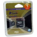 Κάρτα Μνήμης A-DATA MiniSD 1GB + Adapter