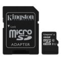 Κάρτα Μνήμης Kingston Micro SD 16GB CLASS10 Adaptor