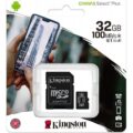 Κάρτα Μνήμης Kingston Micro Sd 32GB Class10 + Adapter
