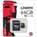 Κάρτα Μνήμης Kingston Micro Sdhc 64gb Class 10 Sd Adapter
