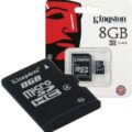 Κάρτα Μνήμης Kingston Micro Sdhc 8gb Class 10 Sd Adapter