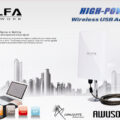 Κεραία Alfa Network High Power Wireless Usb Adapter 98dbi 2.4ghz